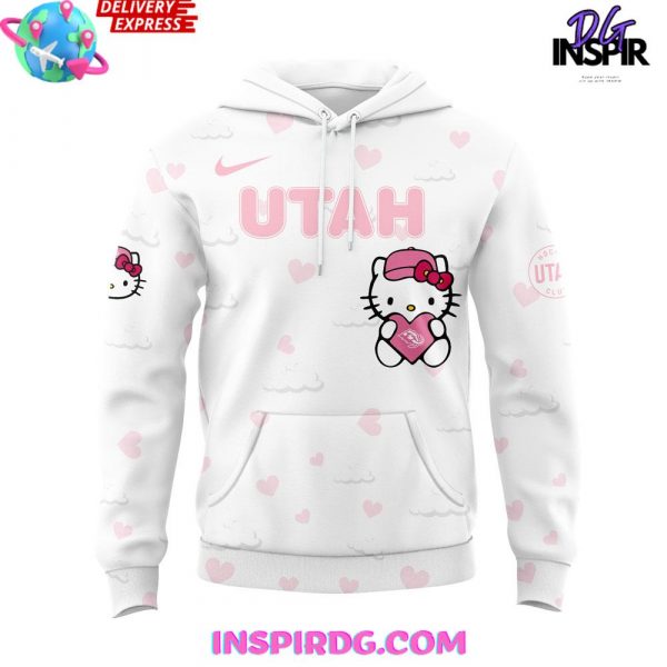 Utah Mammoth Hello Kitty Night Plush 2025 Hoodie