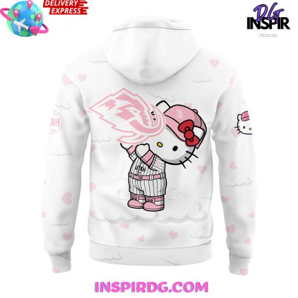 Utah Mammoth Hello Kitty Night Plush 2025 Hoodie