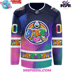 Edmonton Oilers 2025 Pride Month NHL Jersey