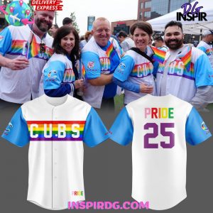 Chicago Cubs Pride Celebration 2025 Baseball Jersey