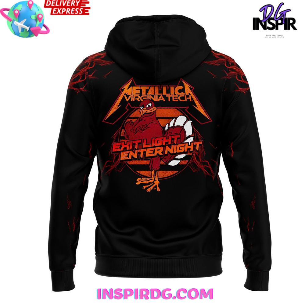 Virginia Tech Hokies x Metallica 2025 Hoodie Virginia Tech Hokies x Metallica 2025 Hoodie