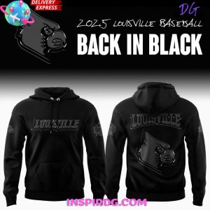Louisville Cardinals Back In Black 2025 Hoodie