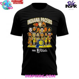 Indiana Pacers 2025 NBA Finals Team Limited Black T-shirt