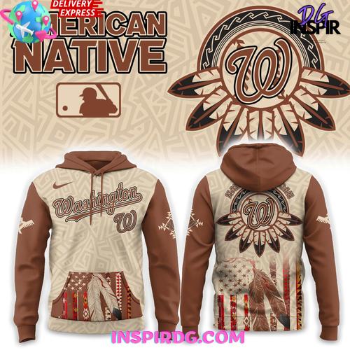 Washington Nationals Native American Heritage Honor 2025 Edition Hoodie Washington Nationals Native American Heritage Honor 2025 Edition Hoodie