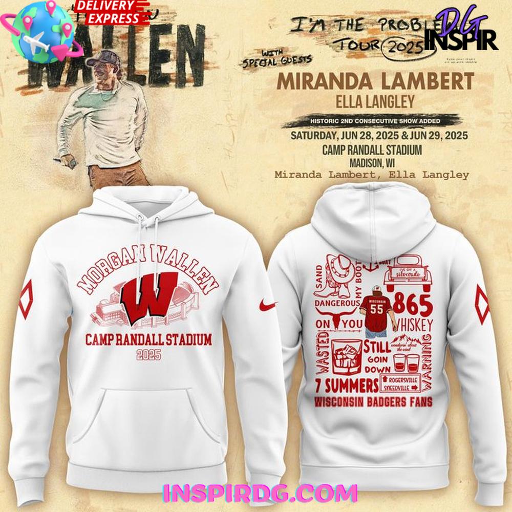 Wisconsin Badgers x Morgan Wallen Tour 2025 Shirt Collection Wisconsin Badgers x Morgan Wallen Tour 2025 Shirt Collection