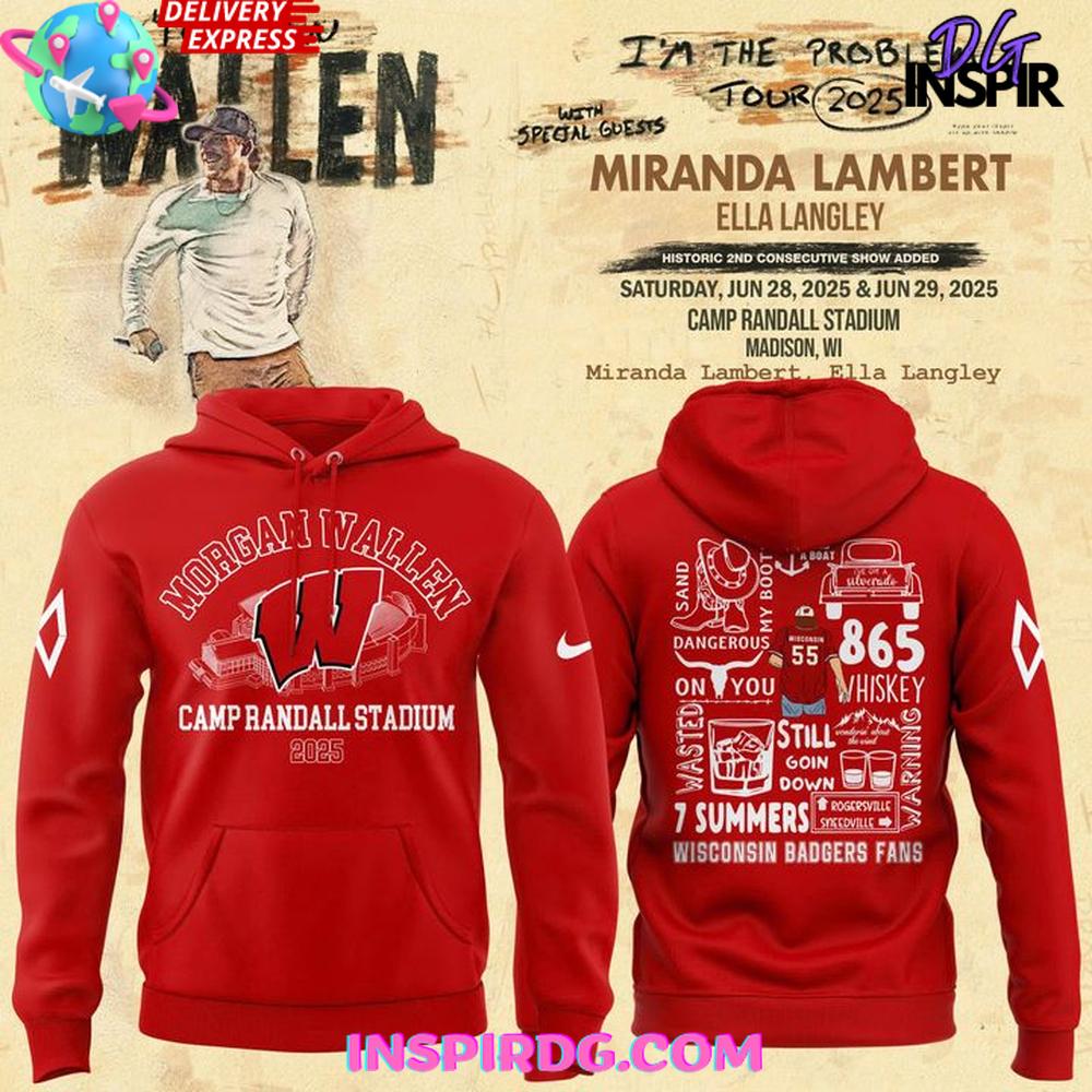 Wisconsin Badgers x Morgan Wallen Tour 2025 Shirt Collection Wisconsin Badgers x Morgan Wallen Tour 2025 Shirt Collection