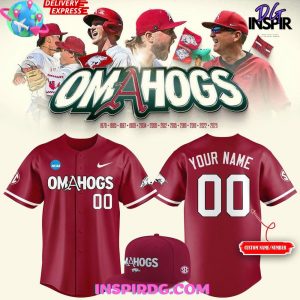 Arkansas Razorbacks Omahogs 2025 Baseball Jersey
