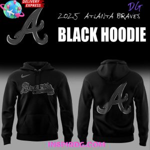 Atlanta Braves Back In Black Special Hoodie