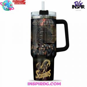Scorpions 60th Anniversary World Tour Custom Edition Tumbler Cup
