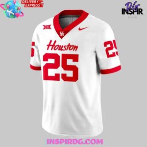 Houston Cougars 2025 Official White Edition Football Jersey
