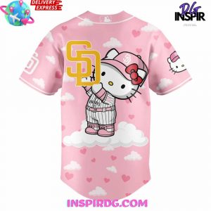 San Diego Padres Hello Kitty Night Plush Edition Baseball Jersey 3
