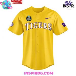 LSU Tigers 2025 NCAA Baseball National Champions Limited Baseball Jersey