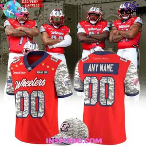 Quad City Steamwheelers Military Appreciation 2025 Football Jersey