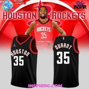 Kevin Durant Houston Rockets #35 Black Version Basketball Jersey