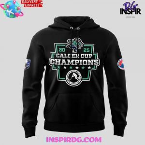 Abbotsford Canucks 2025 Calder Cup Champions Black Edition Hoodie