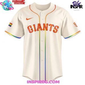 San Francisco Giants Celebrate Pride 2025 Baseball Jersey