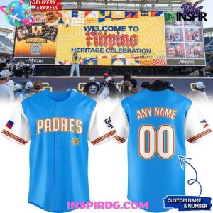 San Diego Padres Filipino Heritage Celebration Custom Baseball Jersey