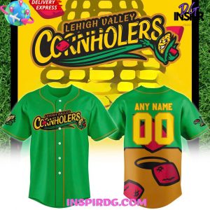 Lehigh Valley IronPigs Valley Cornholers Special Baseball Jersey
