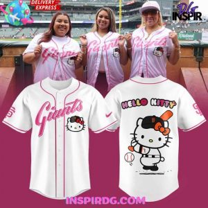 San Francisco Giants x Hello Kitty Special White Jersey