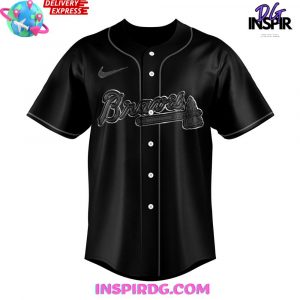 Atlanta Braves “Back In Black” 2025 Special Edition Baseball Jersey