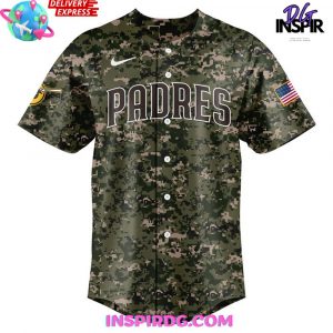 San Diego Padres Military Appreciation 2025 Camo Jersey