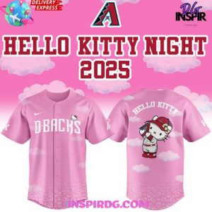 Arizona Diamondbacks x Hello Kitty Night 2025 Baseball Jersey