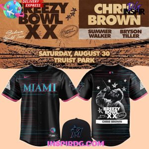 Miami Marlins 2025 BREEZY BOWL XX Concert Jersey