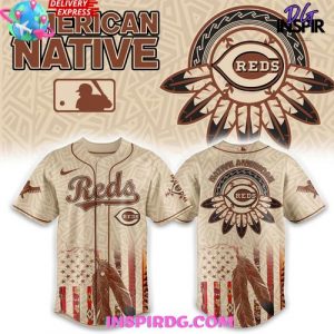 Cincinnati Reds Native American Heritage Honor 2025 Edition Baseball Jersey
