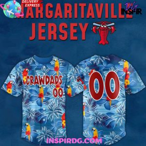 Hickory Crawdads Margaritaville Night 2025 Baseball Jersey