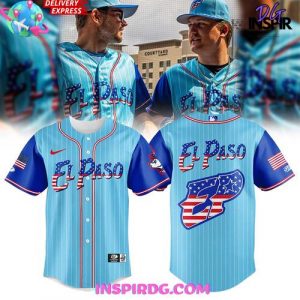 El Paso Chihuahuas Independence Day 2025 Baseball Jersey