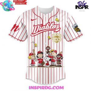 Diablos Peanuts 100 Years LMB Special Baseball Jersey