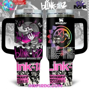 Blink-182 Missionary Impossible 2025 Stanley Tumbler Cup