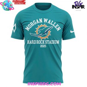 Miami Dolphins x Morgan Wallen Tour 2025 Shirt Collection