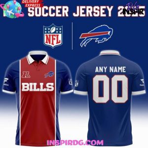 Buffalo Bills NFL 2025 Custom Name & Number Edition Football Jersey