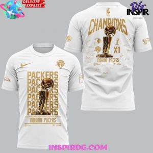 Indiana Pacers NBA Finals Champions 2025 White Edition T-Shirt