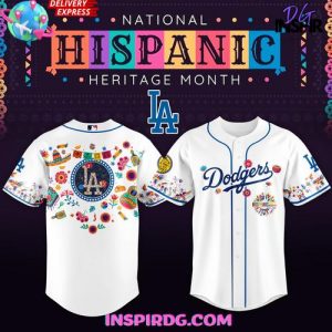 Los Angeles Dodgers National Hispanic Heritage Month 2025 Baseball Jersey