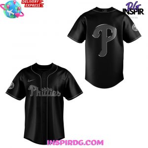 Philadelphia Phillies Back to Black 2025 Baseball Jersey