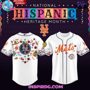New York Mets National Hispanic Heritage Month 2025 Baseball Jersey