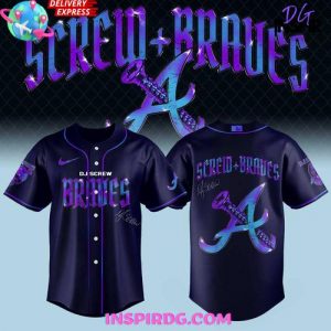 Atlanta Braves x DJ Screw Special Baseball Jersey