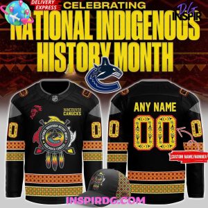 Vancouver Canucks 2025 National Indigenous History Personalized Hockey Jersey