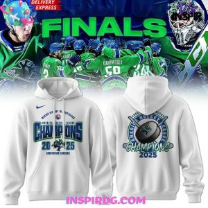 Abbotsford Canucks 2025 AHL Champions White Hoodie