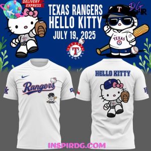 Texas Rangers x Hello Kitty Night 2025 Shirt Collection
