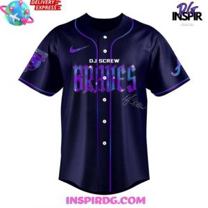 Atlanta Braves x DJ Screw Special Baseball Jersey
