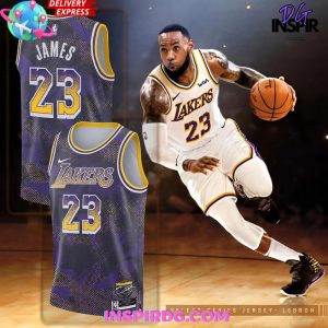 Los Angeles Lakers NBA Nike 2025 LeBron James Jersey