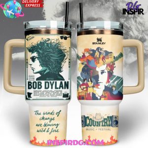 Bob Dylan Country Music Festival Special Stanley Tumbler Cup
