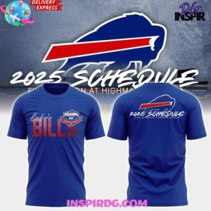 Buffalo Bills 2025 Final Season at Highmark Stadium Schedule T-Shirt