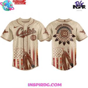 Chicago Cubs Native American Heritage Honor 2025 Edition Baseball Jersey