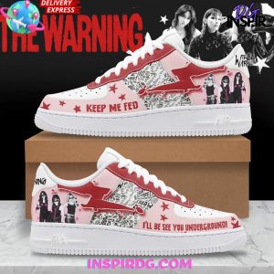 The Warning Keep Me Fed Limited Edition Nike Air Force 1