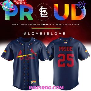 St. Louis Cardinals Proudly Celebrate Pride 2025 Baseball Jersey
