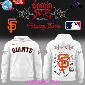 Stray Kids x San Francisco Giants Dominate World Tour Signature Hoodie